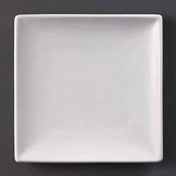 Olympia Olympia U153 'Square Plate - White (Pack of 12) Dessert Plate 12pcs