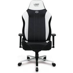 L33T E-Sport Pro Ultimate XXL Gaming Stol - Sort/Hvid