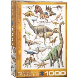 Eurographics Dinosaurs of the Jurassic Period 1000 Pieces