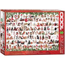 Eurographics Holiday Dogs 1000 Pieces