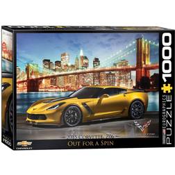 Eurographics Corvette Z06 Out For a Spin 1000 Pieces