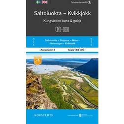Saltoluokta Kvikkjokk Kungsleden 3 Karta och guide: Outdoorkartan 1:50 000