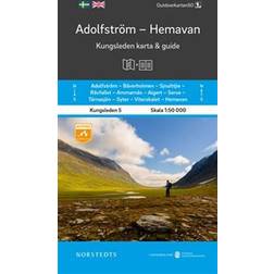 Adolfström Hemavan Kungsleden 5 Karta och guide: Outdoorkartan skala 1:50 000
