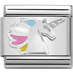 Nomination Composable Classic Link Unicorn Charm - Silver/Multicolour