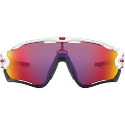 Oakley Jawbreaker Glasses - Polished White/Prizm Road