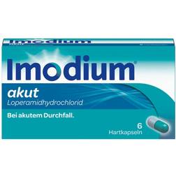 Imodium Akut 2mg 6 stk Kapsel