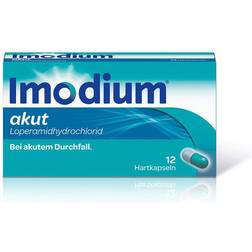 Imodium Akut 2mg 12 stk Kapsel