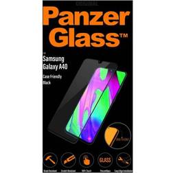 PanzerGlass Case Friendly Protection d'écran pour téléphone portable verre couleur de cadre noir pour Samsung Galaxy A40