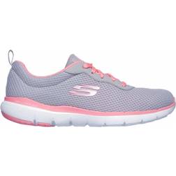 Skechers Flex Appeal 3.0 First Insight W - Light Grey/Hot Pink