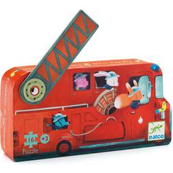 Djeco Fire Engine 16 Pieces