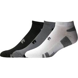 Under Armour HeatGear Tech No Show Socks 3-pack - Black