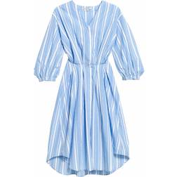 Dagmar Chloe Shirt Dress - Blue Stripe