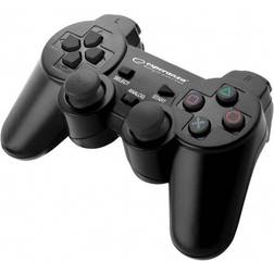 Esperanza Manette de jeu Trooper pour PC, Sony PlayStation 3 Noir