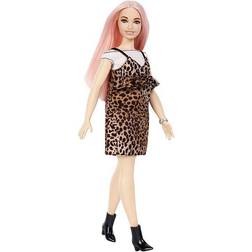 Barbie Fashionistas Doll Curvy with Pink Hair FXL49