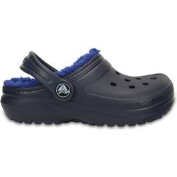 Crocs Kid's Classic Lined - Navy/Cerulean Blue