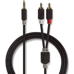 Nedis Stereo 2RCA-3.5mm 3m