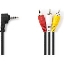 Nedis 3RCA-3.5mm Angled 2m