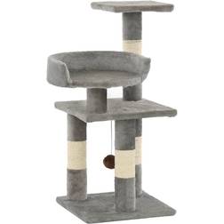 vidaXL Albero Per Gatti Tiragraffi In Sisal 65 cm Beige