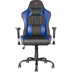 Trust Sedia Gaming GXT 707R Resto in Tessuto con Doppio Cuscino Colore Nero Blu