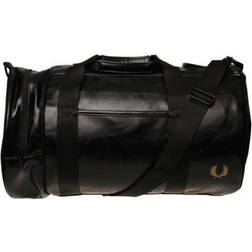 Fred Perry Classic Barrel Bag - Black/Gold