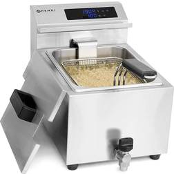 Hendi 207369 Friggitrice Mastercook Digitale Con Rubinetto Di Scarico - 8 l