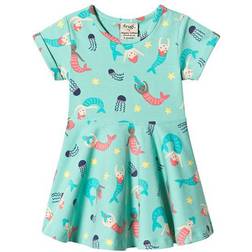 Frugi Little Spring Skater Dress - St Agnes Mermaid Magic (DRS908AMM)