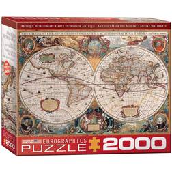 Eurographics Antique World Map 2000 Bitar