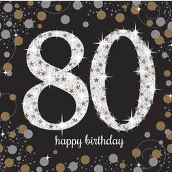 Amscan Napkins 80 Sparkling Celebration 16-pack