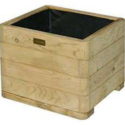 Rowlinson Marberry Square Flower Box 50x50x39cm