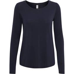 CULTURE Camiseta 'Poppy' - azul oscuro