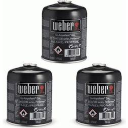 Weber Driepak Gasbusjes Gevulde Fles