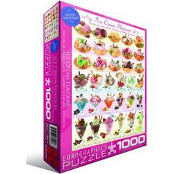 Eurographics Ice Cream Flavours 1000 Pieces