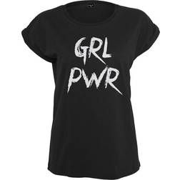 Mister Tee Maglietta 'Grl Pwr' - Nero/Bianco
