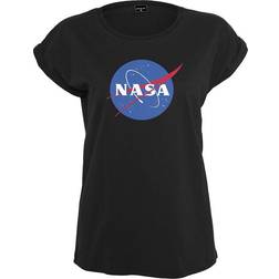 Mister Tee T-Shirt Femme NASA Logo Insignia - Noir