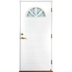 Leksandsdörren Tidlös Mälarvik Ytterdörr Katedralglas S 1502-Y50R V (90x210cm)