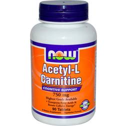 Now Foods Acetyl-L Carnitine 90pcs 90 Stk.