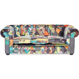 Beliani Patchwork Sofa 200cm 3 Seater