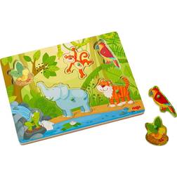 Haba Sounds Clutching Puzzle in the Jungle 6 Bitar