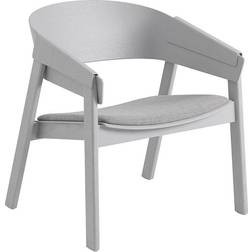 Muuto Chaise Lounge Cover Remix Gris Fauteuil 70.7cm