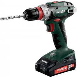 Metabo Perceuse-visseuse sans fil bs 18 Quick avec 2x batteries 2,0 Ah chargeur en coffret