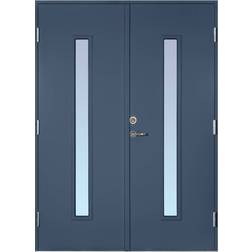 Scandidoor Standard Torp Ytterdörr Frostat glas S 6020-R90B V (140x210cm)