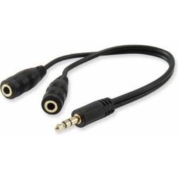 Equip 3.5mm-2x3.5mm M-F 0.1m