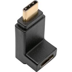 Tripp Lite Right Angle USB C - USB C M-F 3.1 Adapter