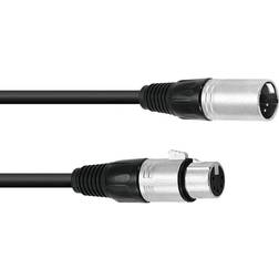 Omnitronic XLR-XLR M-F 1m