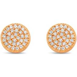 Spirit Icons Energy Earrings - Rose Gold/White