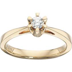 Scrouples Princess Ring - Gold/Diamond
