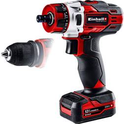 Einhell Taladro sin cable expert 12v con cabezal extraíble