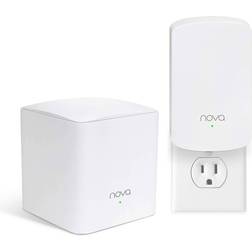 Tenda Nova MW5 2 Pack Wireless AC1200 Gigabit PoE Sistema Home Mesh Wi-Fi Completo 200MQ Mimo