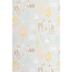 Majvillan Kindertapete Golden Woods von Soft Grey rosa