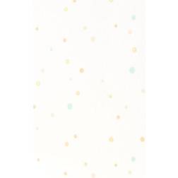 Majvillan Punktetapete Stardust von Shimmering White creme